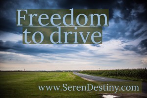 freedom to drive text image