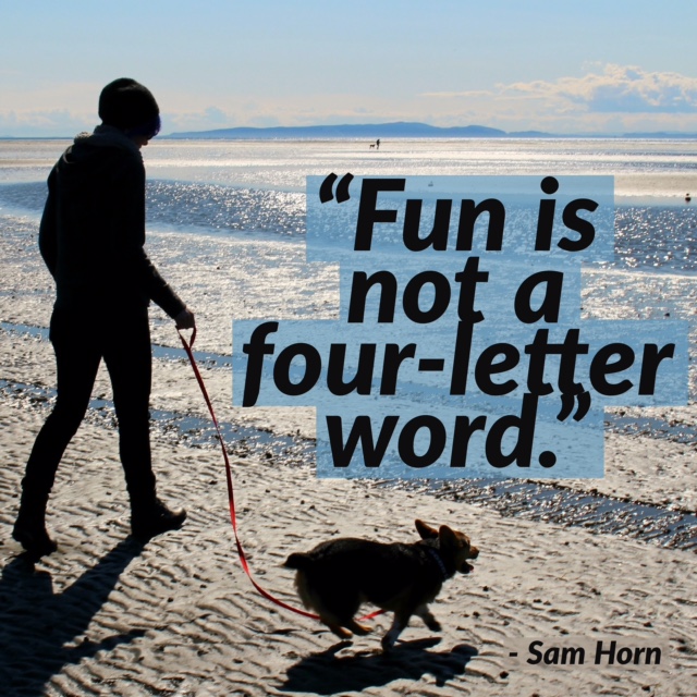 fun is not a four letter word - beach